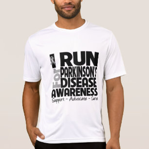 I Run For Parkinsons Disease Awareness T-Shirt