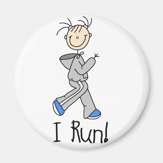 I Run Magnet (Front)