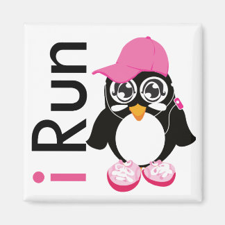 i Run Penguin Magnet