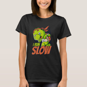 I Run Slow Alligator Snapping Red Eared Slider   T T-Shirt