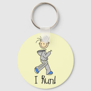 I Run T-shirts and Gifts Key Ring