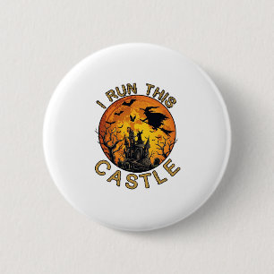 I run This Halloween Haunted Castle (2)_1 6 Cm Round Badge