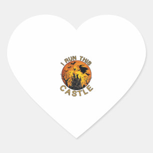 I run This  Halloween Haunted Castle (2)_1 Heart Sticker