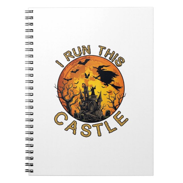 I run This  Halloween Haunted Castle (2)_1 Notebook (Front)