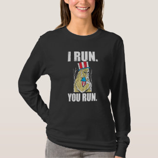 I Run You Run Firework Usa T-Shirt