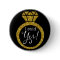 I Said Yes! Gold Bling Ring Bride-To-Be Button