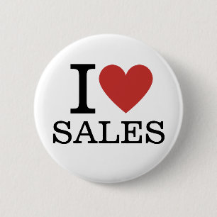 I ❤️ Sales for Employees CUSTOM Pins