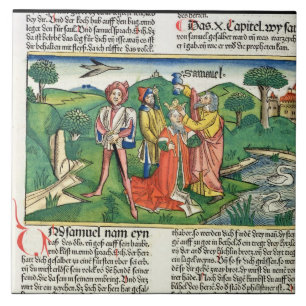I Samuel 10 The coronation and annointing of Saul, Tile