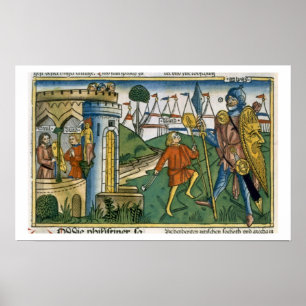 I Samuel 17 1-58 David defeats Goliath and meets S Poster