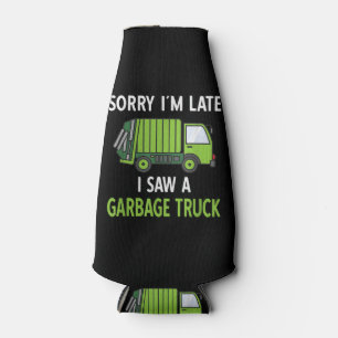 I Saw a Garbage Truck Costume  Recycling Garbage Bottle Cooler