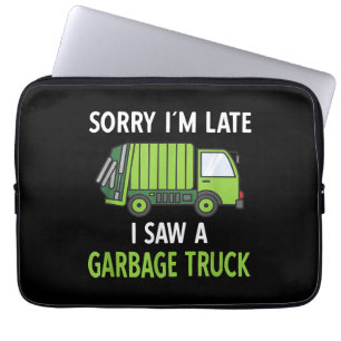 I Saw a Garbage Truck Costume Recycling Garbage Laptop Sleeve