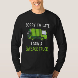 I Saw a Garbage Truck Costume Recycling Garbage T-Shirt