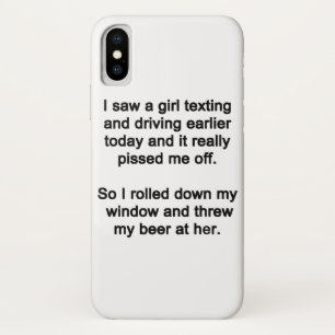 I Saw a Girl Texting Case-Mate iPhone Case