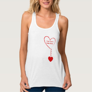 I Saw Love In Empty Hearts Design Singlet
