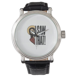 I Saw That Funny Religious Peek Graphic Design_1 Watch