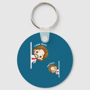 I Saw That Karma Jesus Funny Saying Quote Meme Bib Key Ring