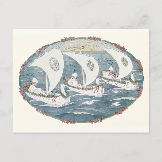 I Saw Three Ships by H. Willebeek Le Mair Postcard (Front)