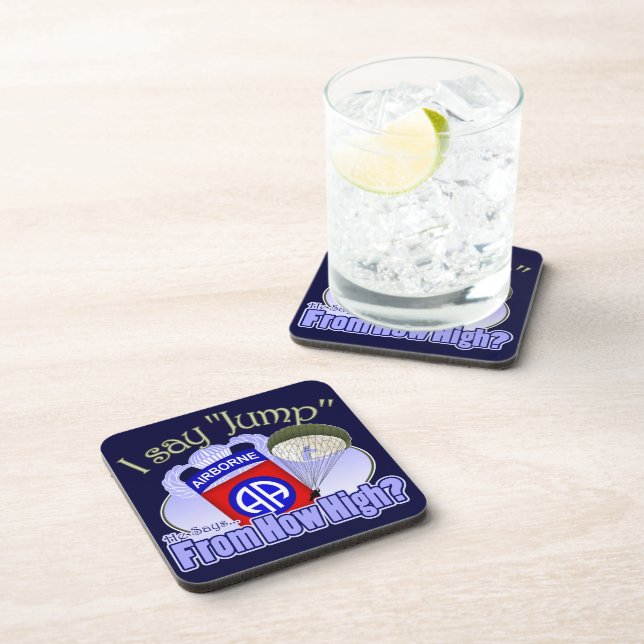 I Say Jump [82nd Airborne] Coaster (Right Side)