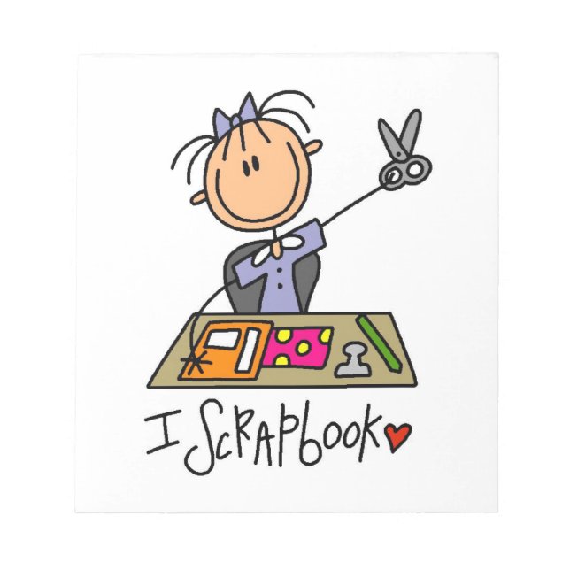I Scrapbook Notepad (Front)