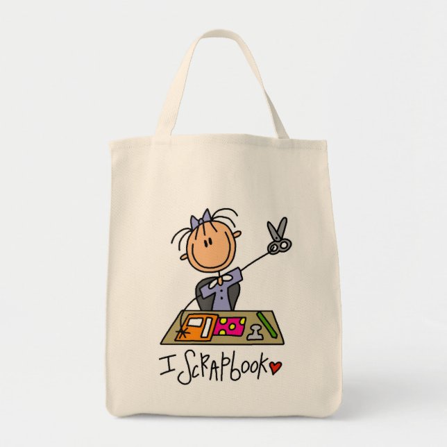 I Scrapbook Tote Bag (Front)