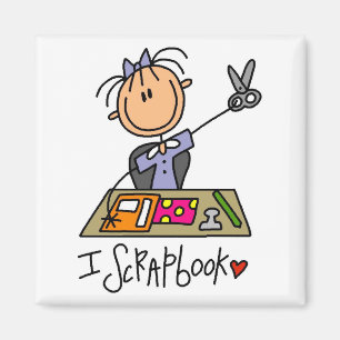 I Scrapbook Tshirts and Gifts Magnet