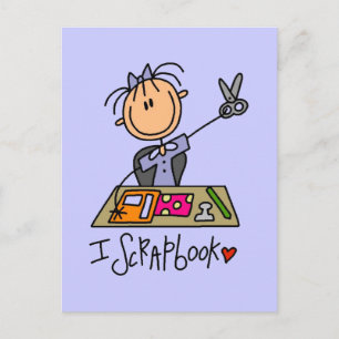 I Scrapbook Tshirts and Gifts Postcard