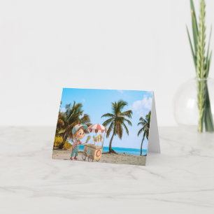 I Scream Cone Card