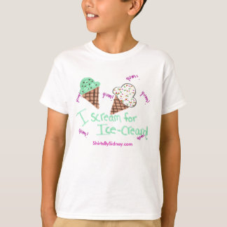 I Scream for Ice-Cream T-Shirt