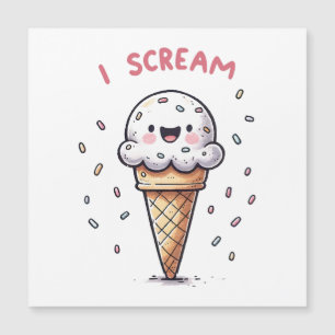 I Scream Ice Cream Cone with Sprinkles