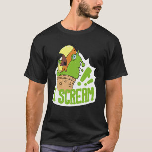 I Scream Ice Cream Parrot Screaming for Cockatiels T-Shirt