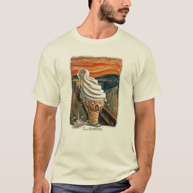 I Scream Ice cream T-Shirt (Front)