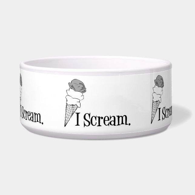 I Scream Retro Ice Cream Cone (Front)