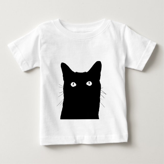 I See Cat Click to Pick Your Colour Background Baby T-Shirt (Front)
