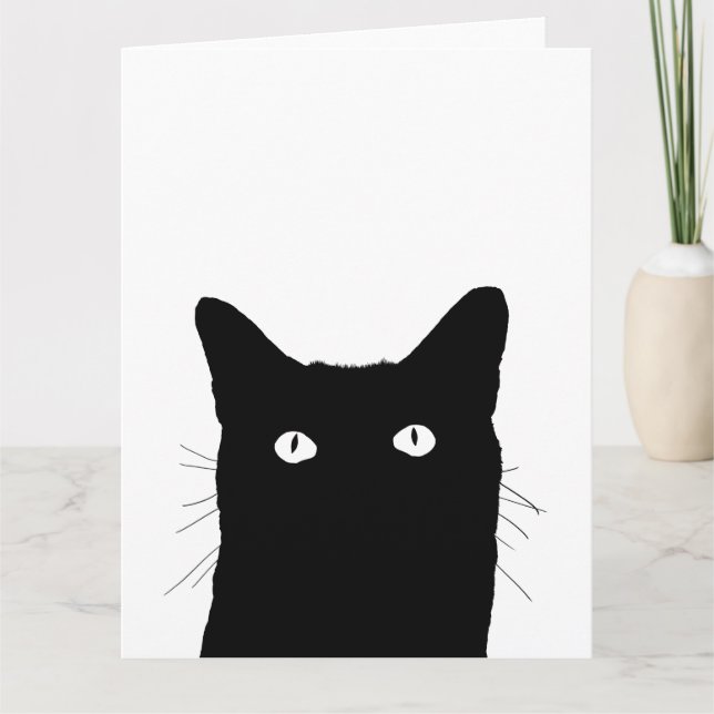 I See Cat Click to Pick Your Colour Background Card (Front)