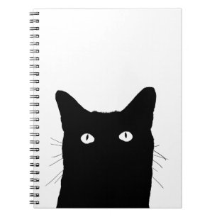 I See Cat Click to Select Your Colour Decor Spiral Notebook