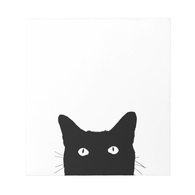 I See Cat Click to Select Your Colourful Decor Notepad (Front)