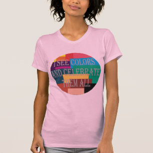 I See Colours (oval) T-Shirt