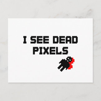 I See Dead Pixels Postcard