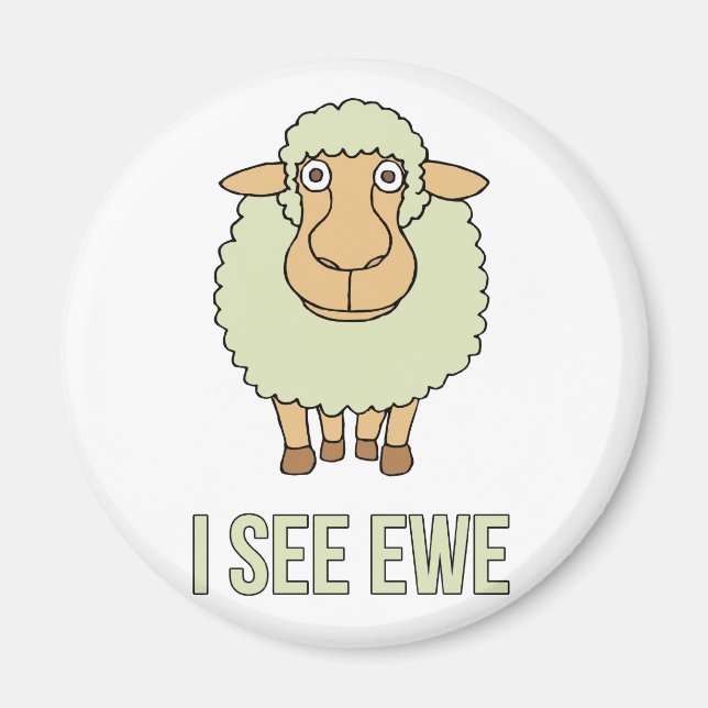 I See Ewe Magnet (Front)