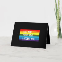 I See I Love You I Accept You Gay Pride LGBT Shirt