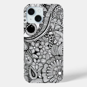 I See It Differently – Monochrome Hand-Drawn Art iPhone 15 Case