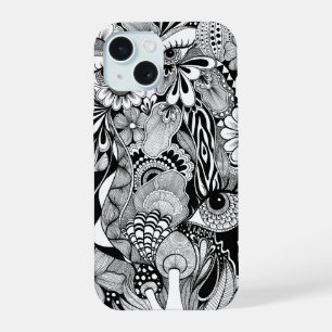 I See It Differently – Monochrome Hand-Drawn Art iPhone 15 Case