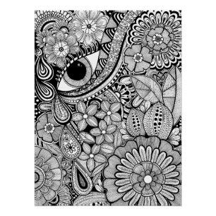 I See It Differently – Monochrome Hand-Drawn Art Poster
