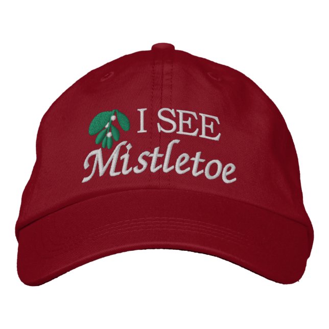 I See Mistletoe - SRF Embroidered Hat (Front)