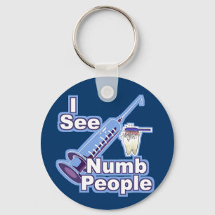 I See Numb People Key Ring