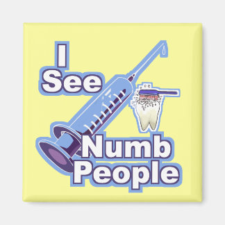 I See Numb People Magnet