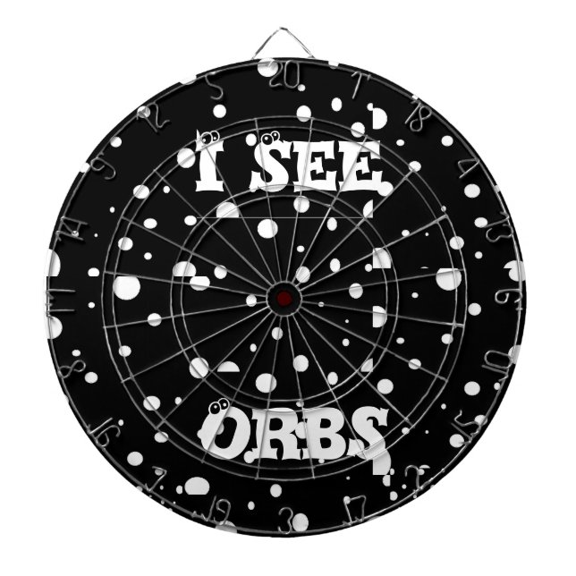 I See Orbs-dartboard Dartboard (Front)