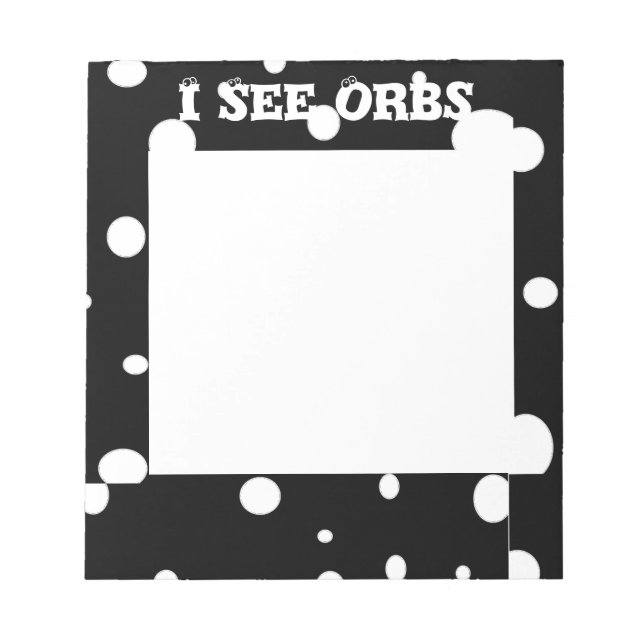 I See Orbs-notepad Notepad (Front)