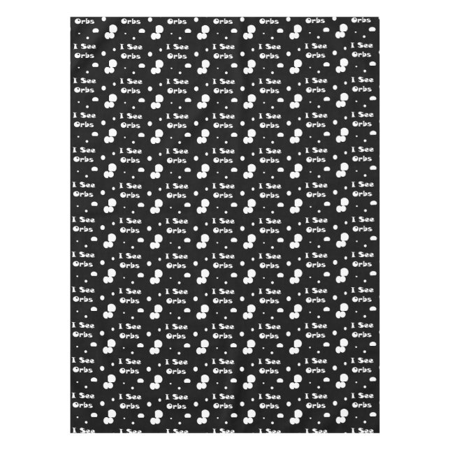 I See Orbs-tablecloth Tablecloth (Front)