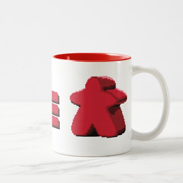 I See Red Meeple Coffee Mug (Right)